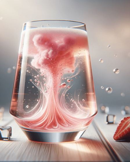 Recette cocktail barbapapa limonade fraise