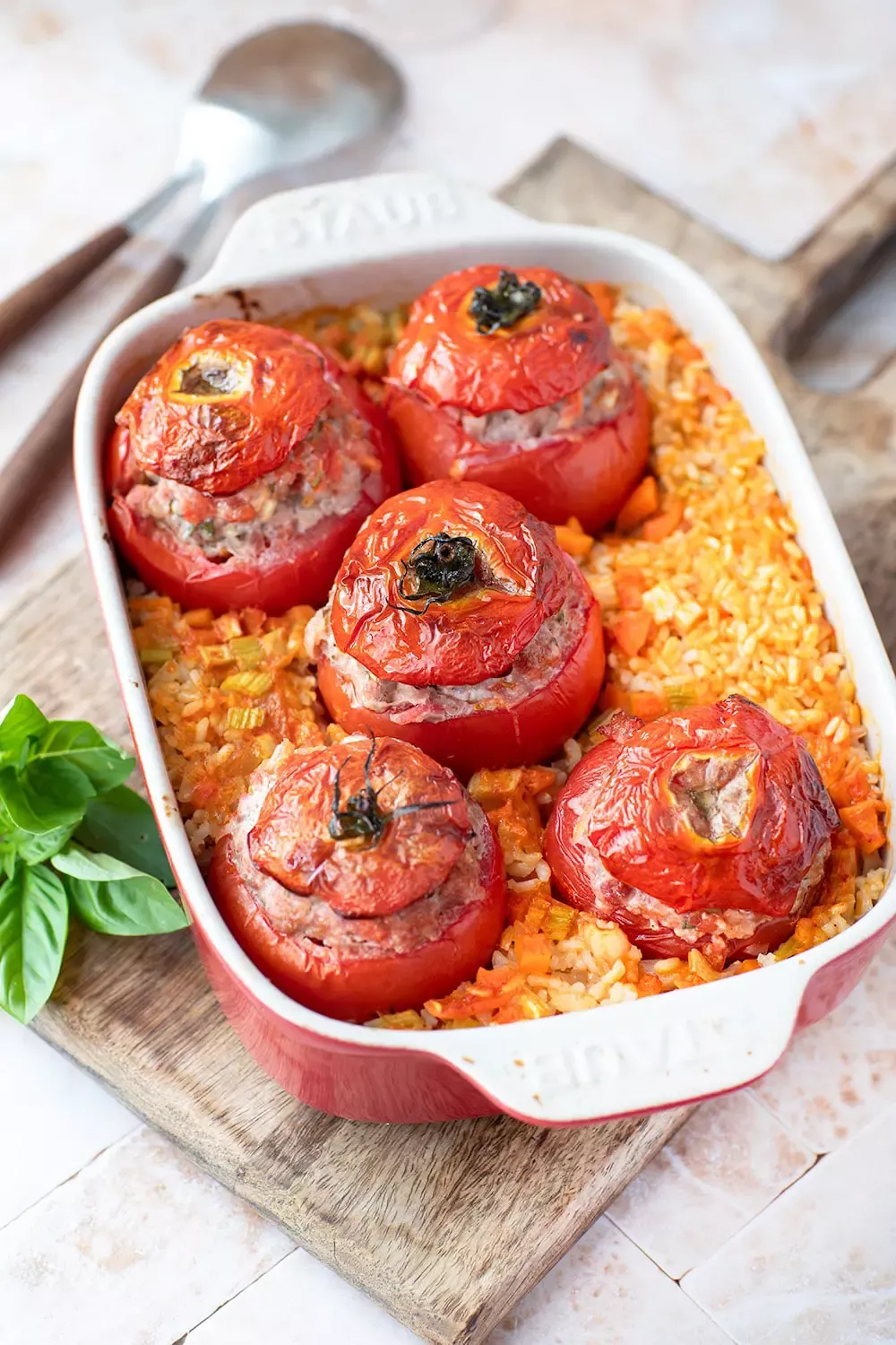 Tomates farcies avec riz