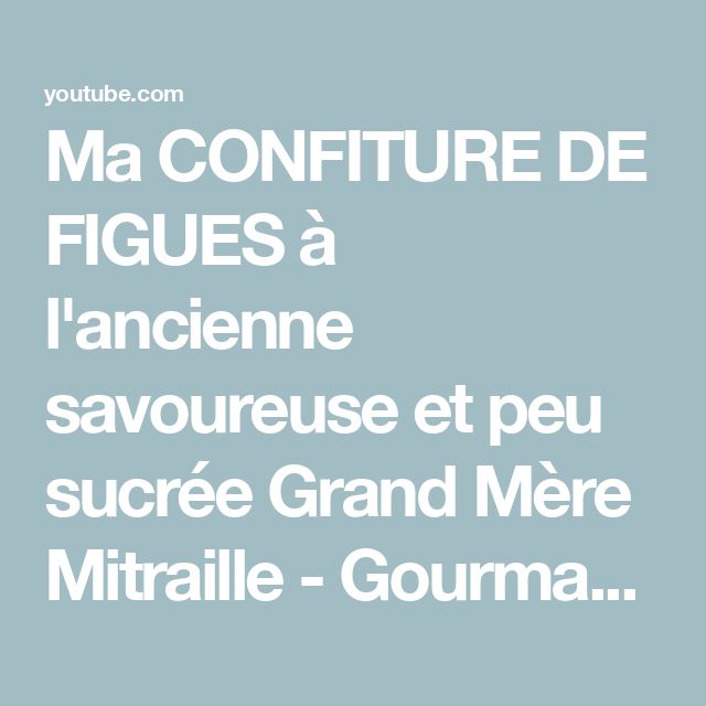 Sucre pour confiture figues
