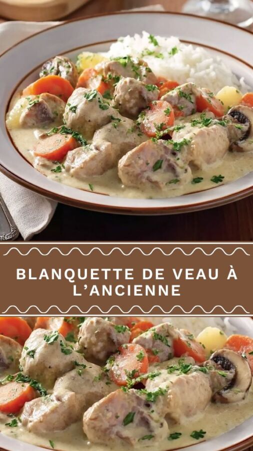 Blanquette de veau en cocotte