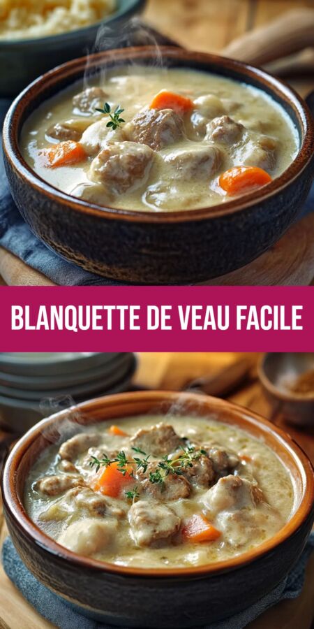 Blanquette de veau traditionnelle