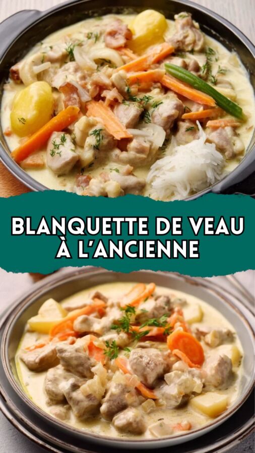 Blanquette de veau en cocotte