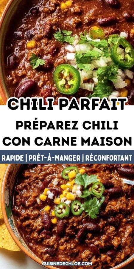 Chili cone carne traditionnel