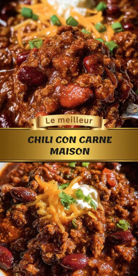 Préparation du vrai chili cone