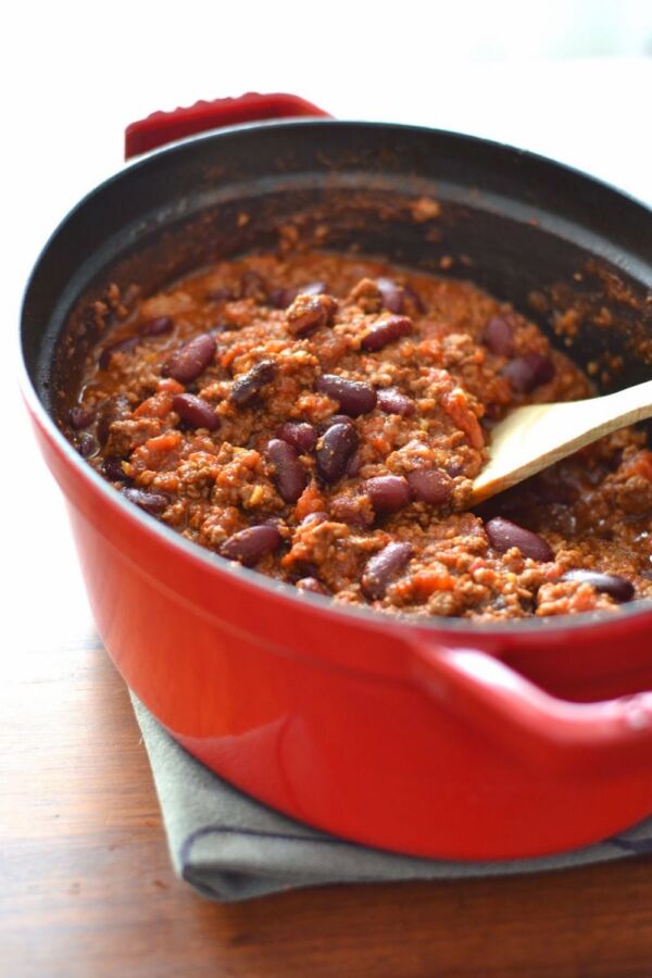 Recette authentique chili cone