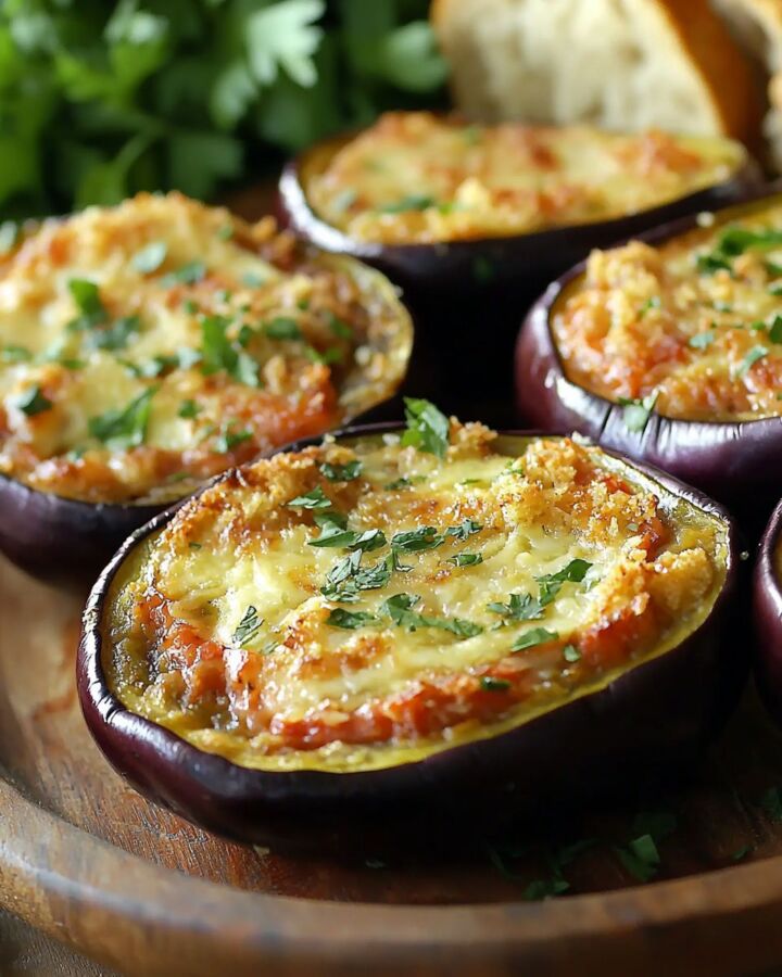Plat savoureux aubergines blanches