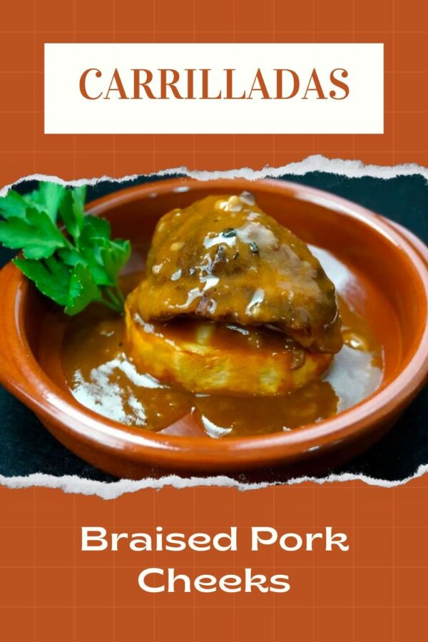 Plat joue de porc espagnol