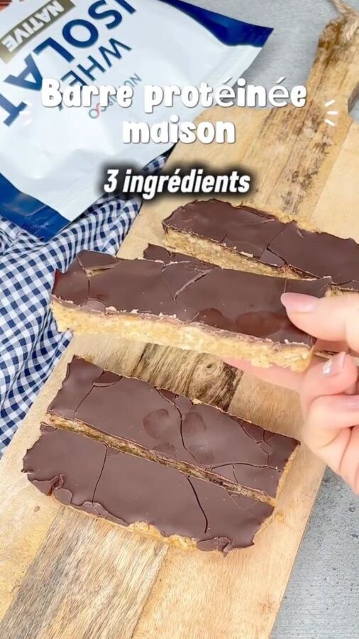 Recette barre protéinée sport