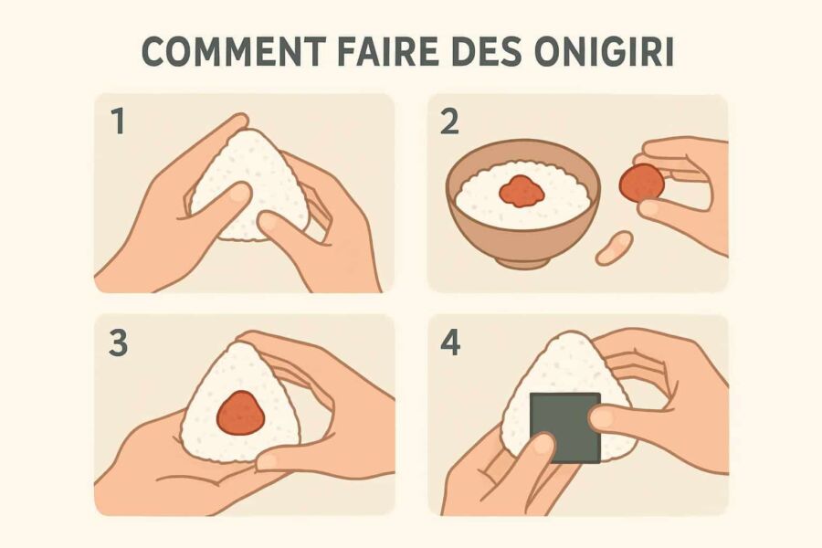 Choisir riz pour onigiri