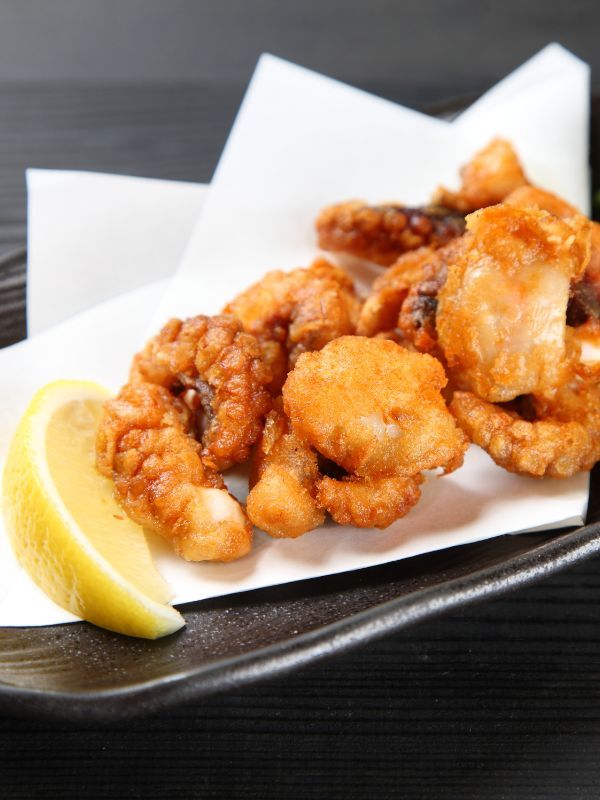 Délicieux poulpe frit maison