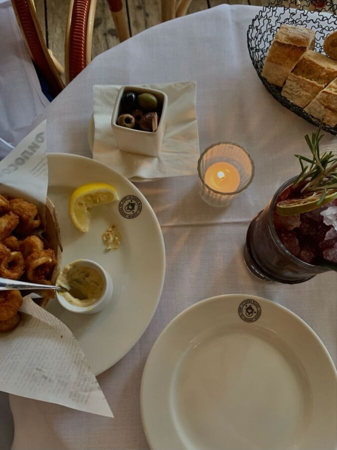 Délicieux poulpe frit maison