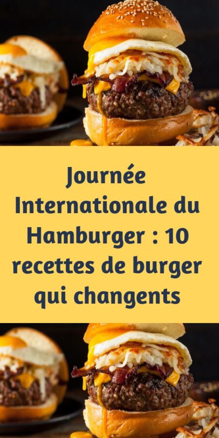Burger originaux gourmands
