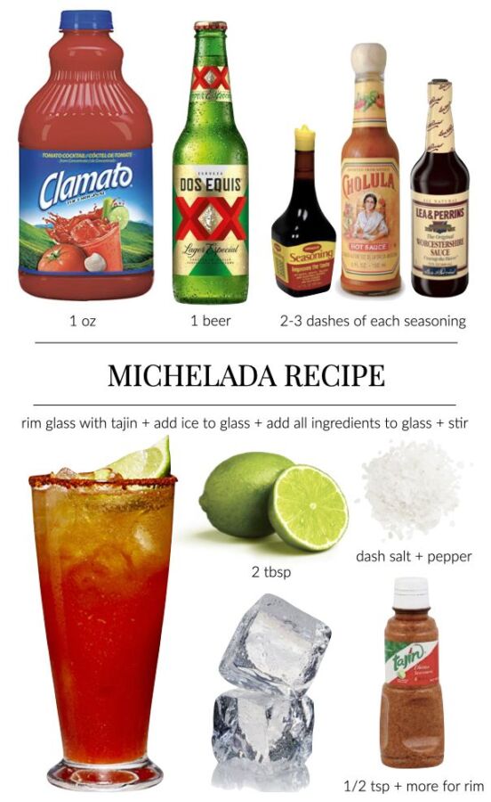 Boisson michelada rafraîchissante