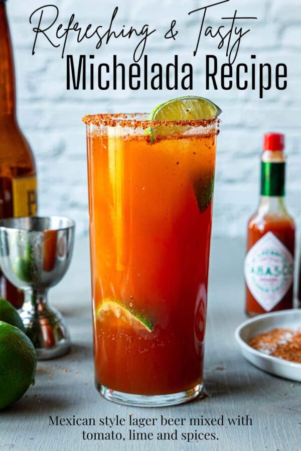 Boisson michelada rafraîchissante
