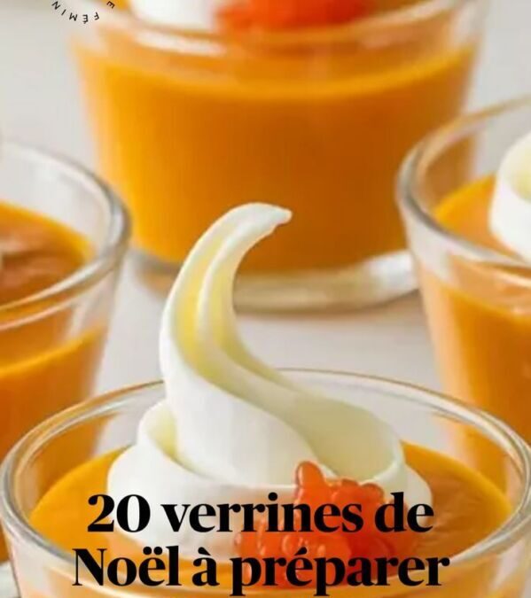 Recette originale de verrine de noël pour un dessert festif et léger