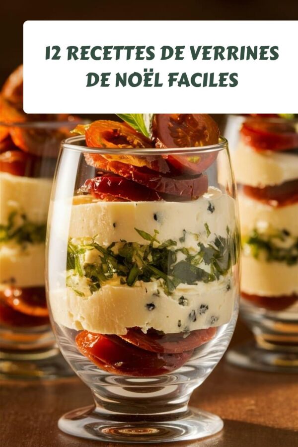 Dessert verrine Noël