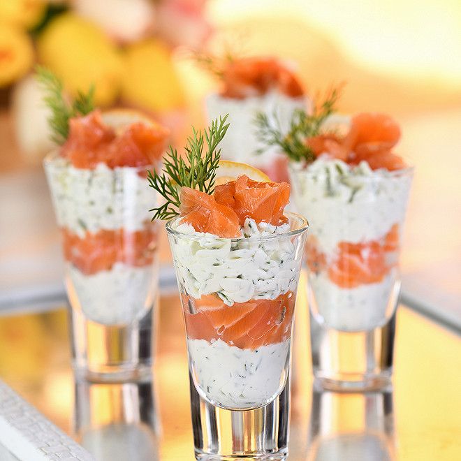 Verrine de Noël légère