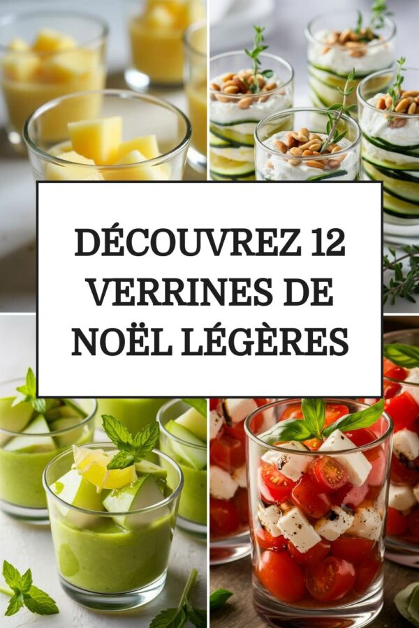Verrine de Noël légère