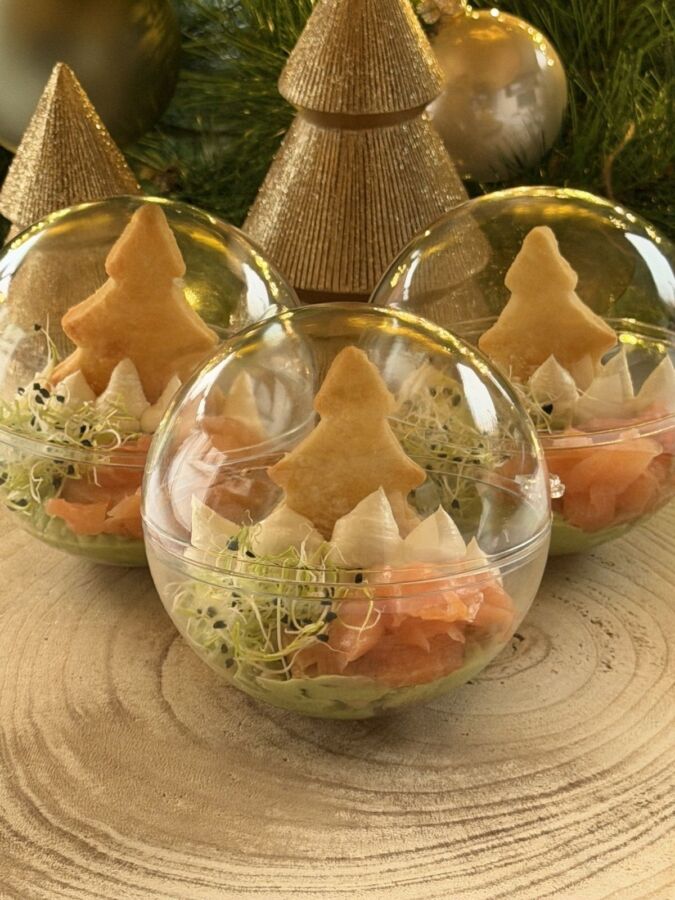 Dessert verrine Noël