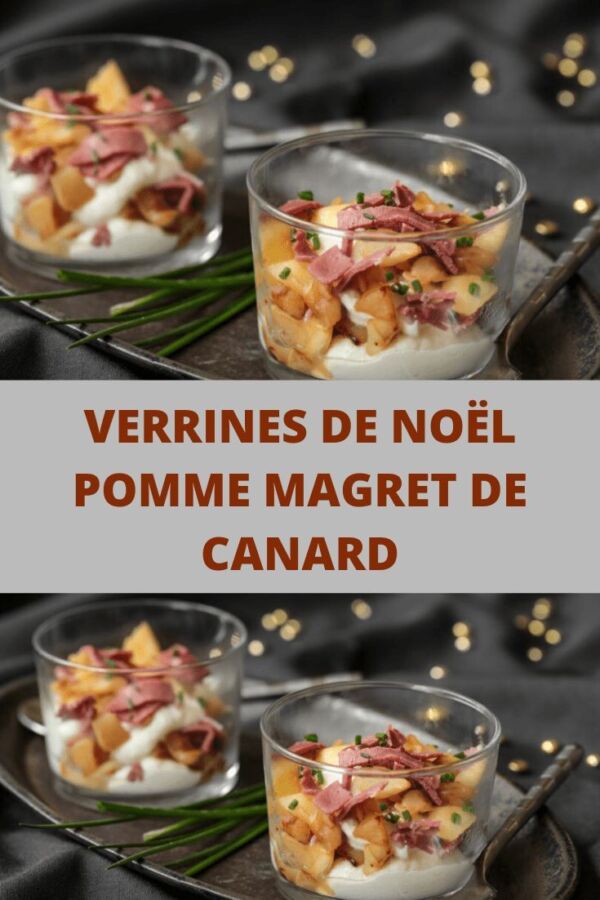 Verrine de Noël légère