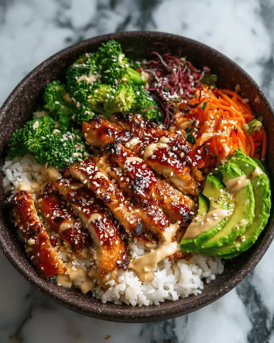 Recette bowl poulet maison