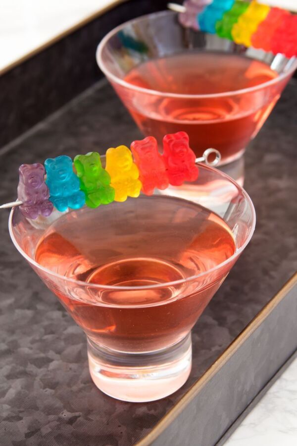 Préparation facile cocktail bonbon