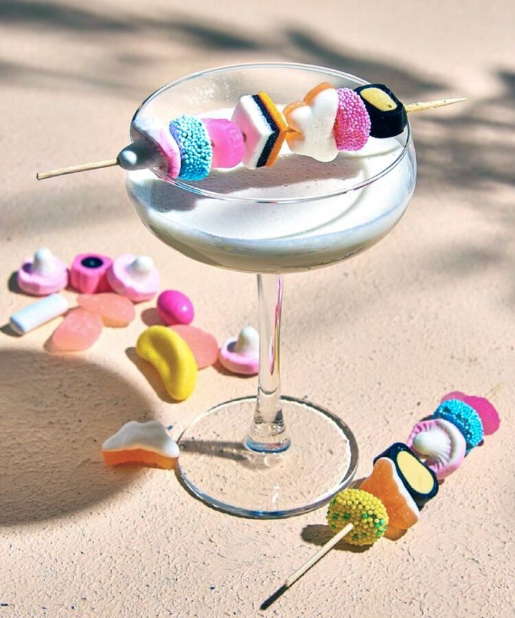 Ingrédients simples cocktail bonbon