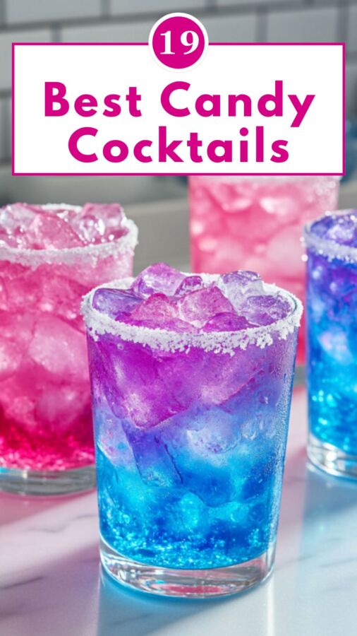 Ingrédients simples cocktail bonbon