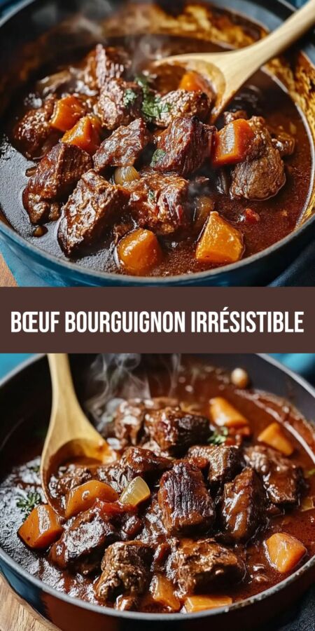 Boeuf bourguignon façon grand-mère