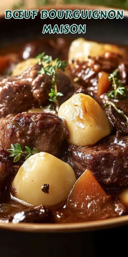Boeuf bourguignon façon grand-mère
