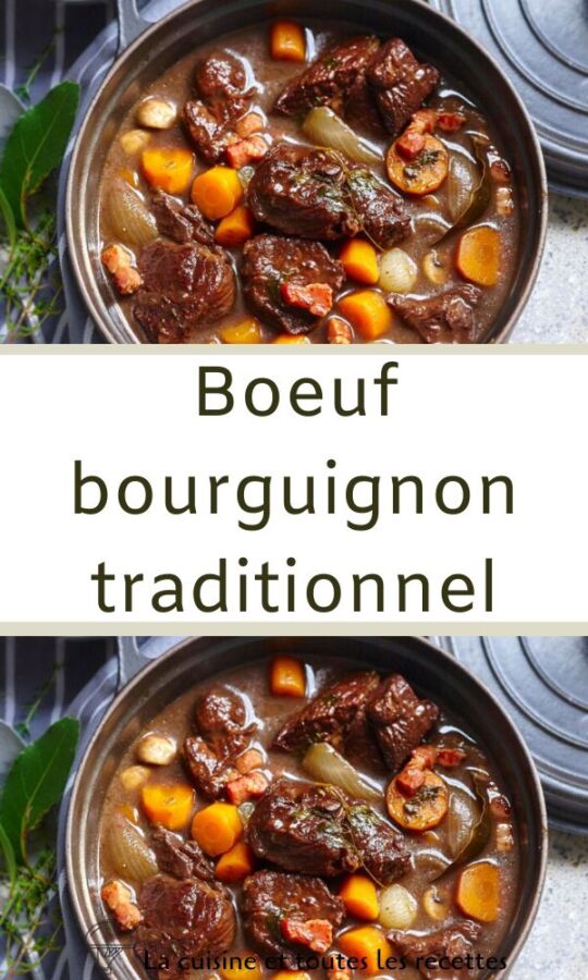 Boeuf bourguignon façon grand-mère