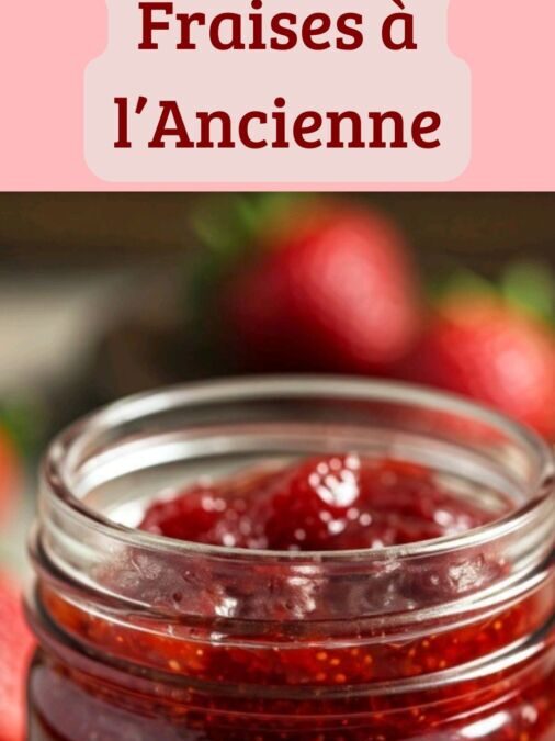 Confiture de fraises à l&rsquo;ancienne : Recette authentique et savoureuse