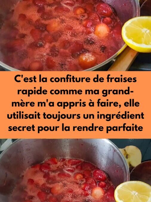 Confiture fraise rhubarbe grand-mère : Un classique revisité