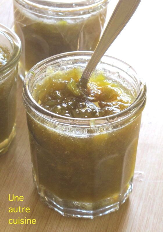 Recette confiture rhubarbe traditionnelle