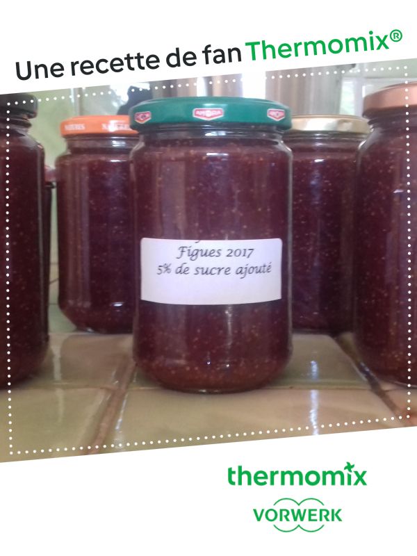 Confitures maison figues Thermomix