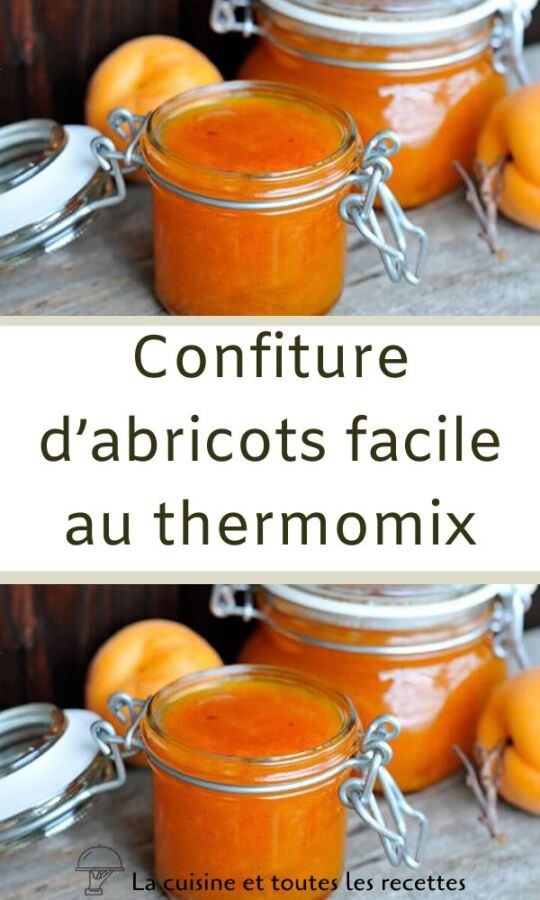 Pot de confiture abricot