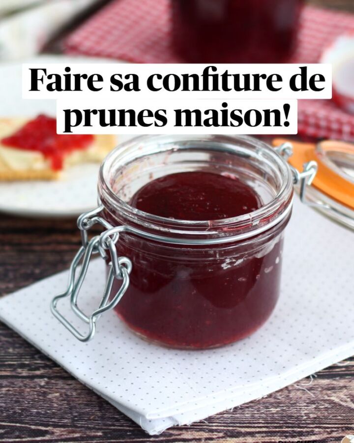 Confiture de pruneaux onctueuse