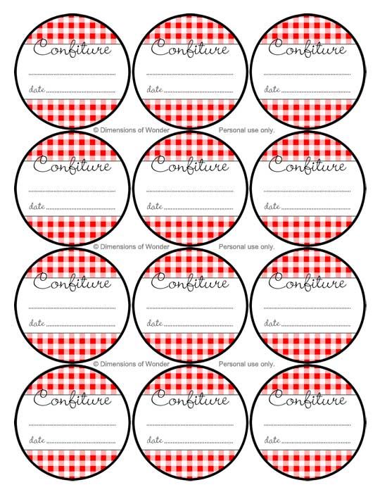 Imprimer étiquette maison gratuite