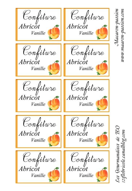 Créer étiquette confiture gratuite