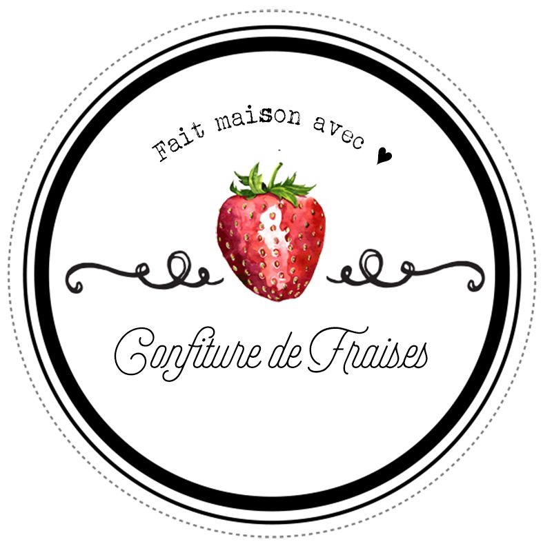 Design mes étiquettes confiture