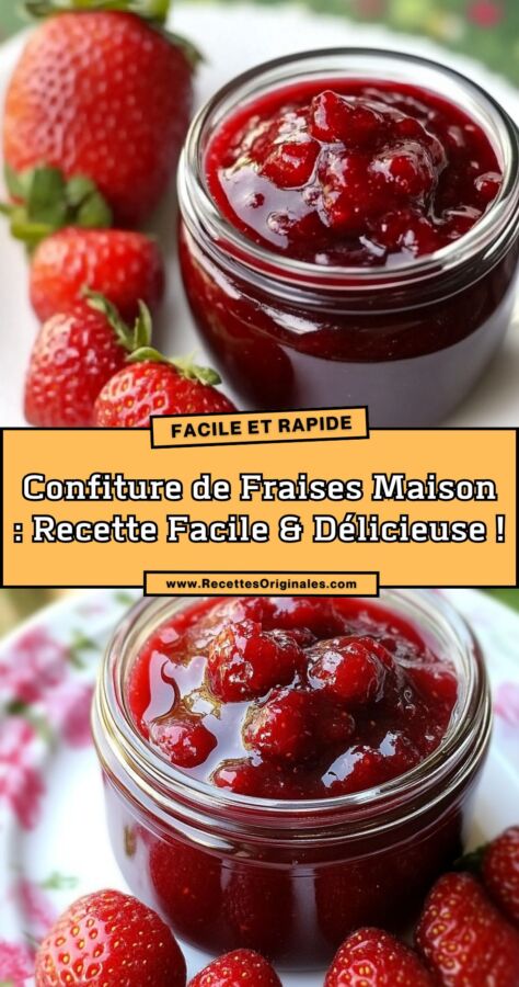 Sélection fraises confitures