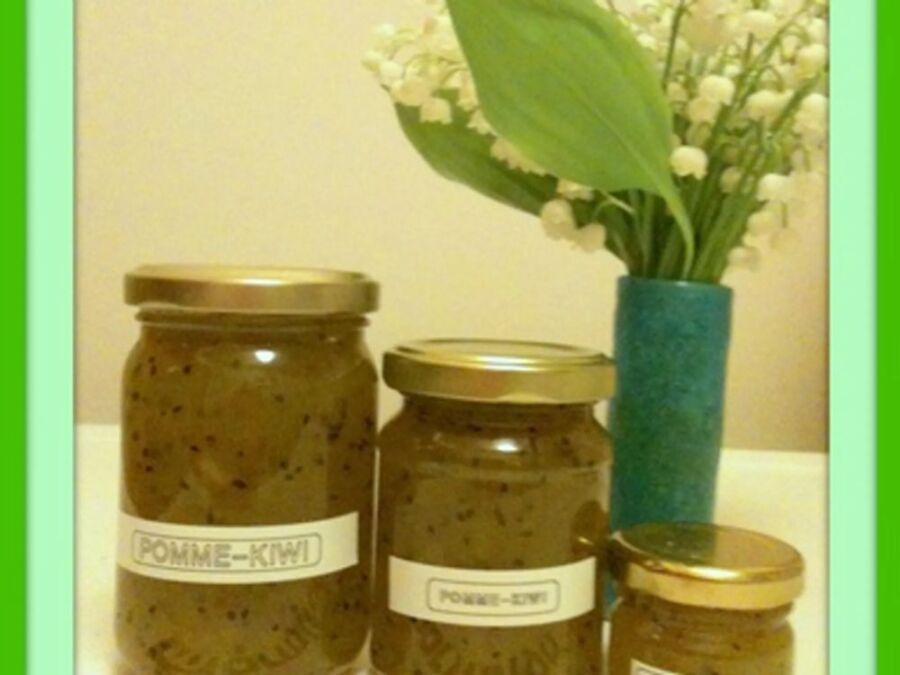 Délice exotique kiwi pommes