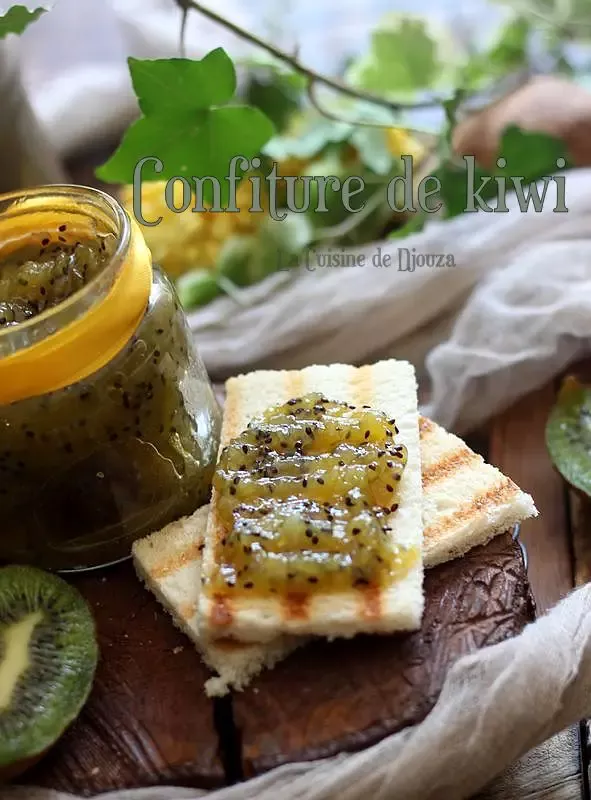 Confiture kiwi pommes recette