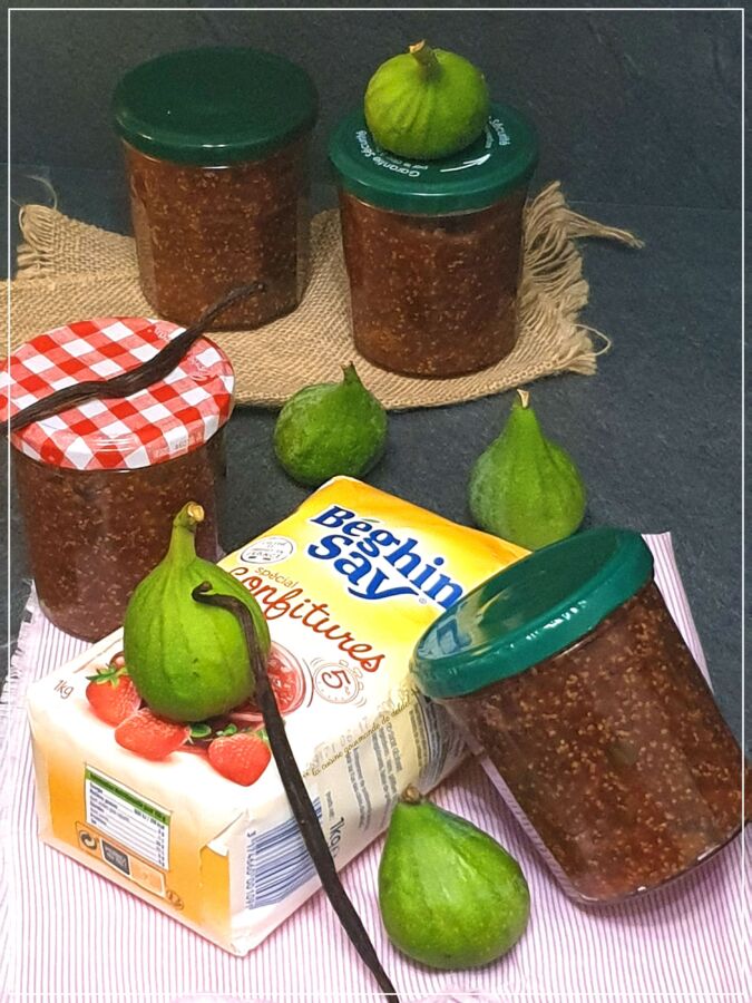Confiture figue blanche maison