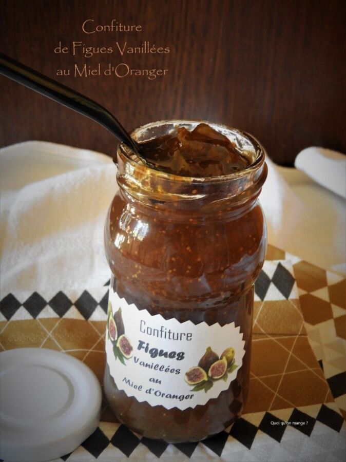 Confiture figue blanche maison
