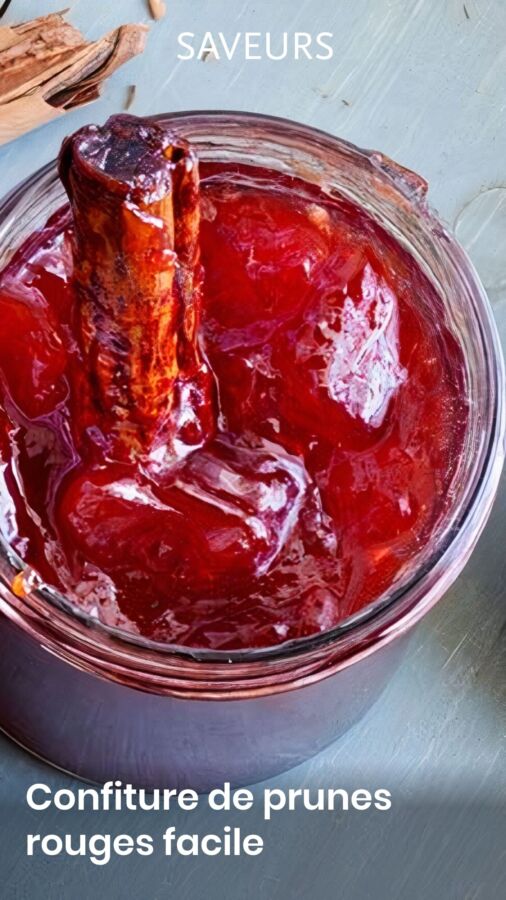 délicieuse confiture aux prunes
