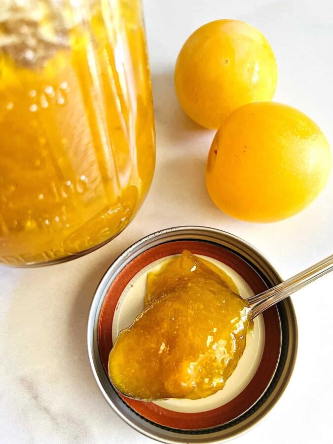 Prune jaune pour confiture maison