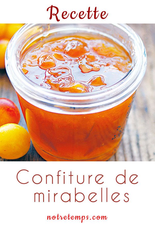 Confiture au mirabelle maison