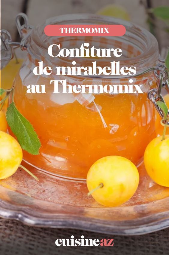 Pot de confiture au mirabelle