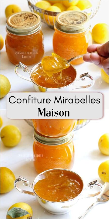 Confiture au mirabelle maison